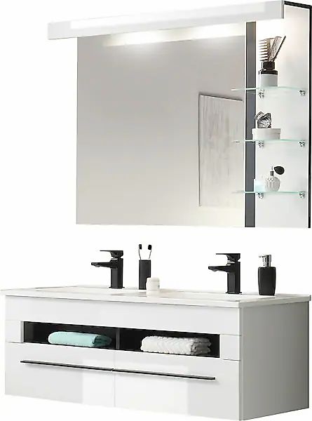 INOSIGN Badmöbel-Set »Cantara, Bad im modernen Design, 2-teiliges Badezimme günstig online kaufen