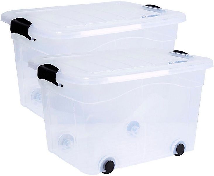 Siena Home Aufbewahrungsbox "Anzio" mit Rollen, Kunststoff günstig online kaufen