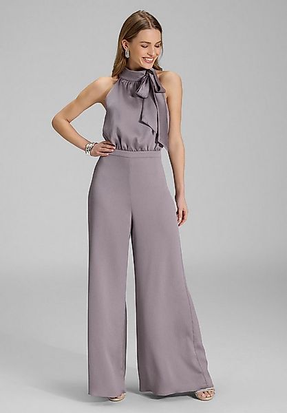 SWING Jumpsuit - Jumpsuit mit Schluppe aus gehämmertem Satin Oberteil in lo günstig online kaufen