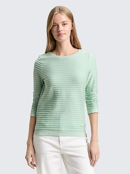 TOM TAILOR Denim Sweatshirt Strick & Sweatshirts Sweatshirt mit Streifenmus günstig online kaufen