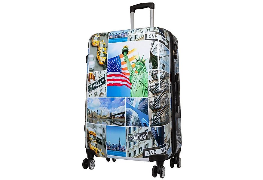 Trendyshop365 Hartschalen-Trolley Liberty, bunter Koffer mit Motiv, 3 Größe günstig online kaufen