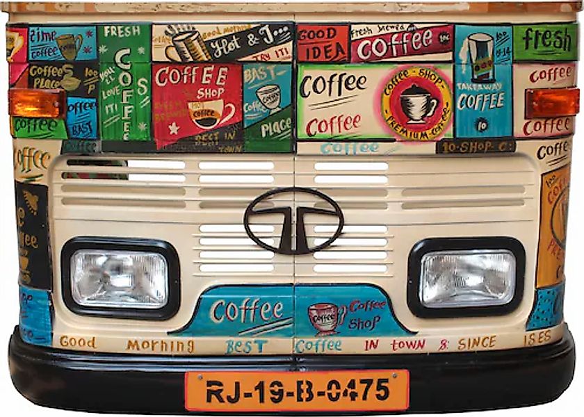 SIT Bartisch aus einer alten LKW-Front günstig online kaufen