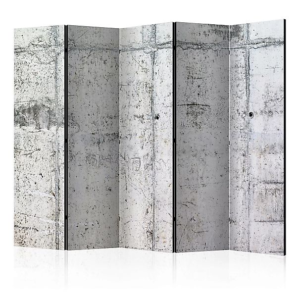5-teiliges Paravent - Concrete Wall Ii [room Dividers] günstig online kaufen