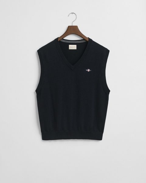 Gant Pullunder CLASSIC COTTON VEST V-Ausschnitt, günstig online kaufen