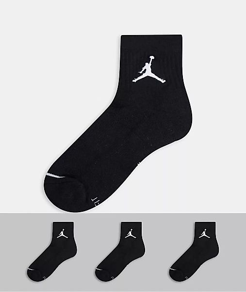 Nike – Jordan Jumpman – Schwarze Socken im 3er Pack günstig online kaufen