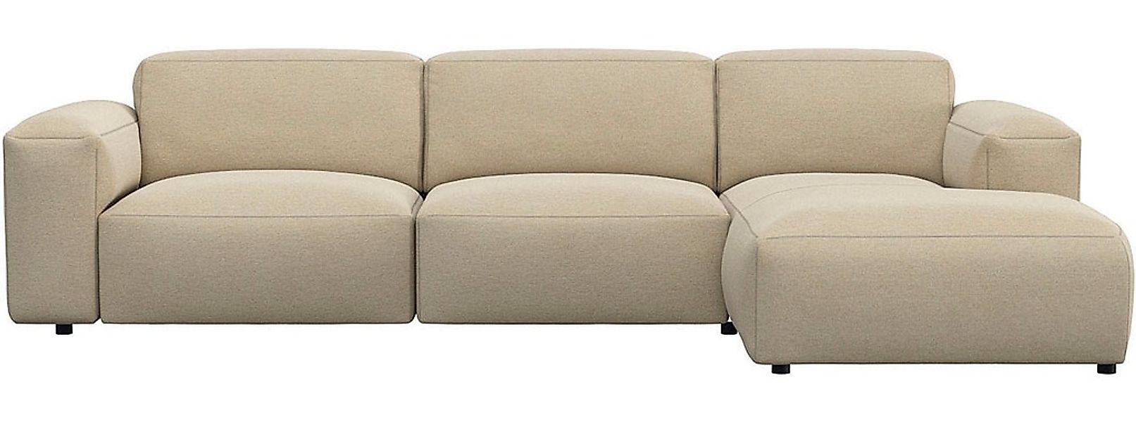 FLEXLUX Ecksofa "Lucera bequem und komfortabel durch hochwertigen Sitzaufba günstig online kaufen
