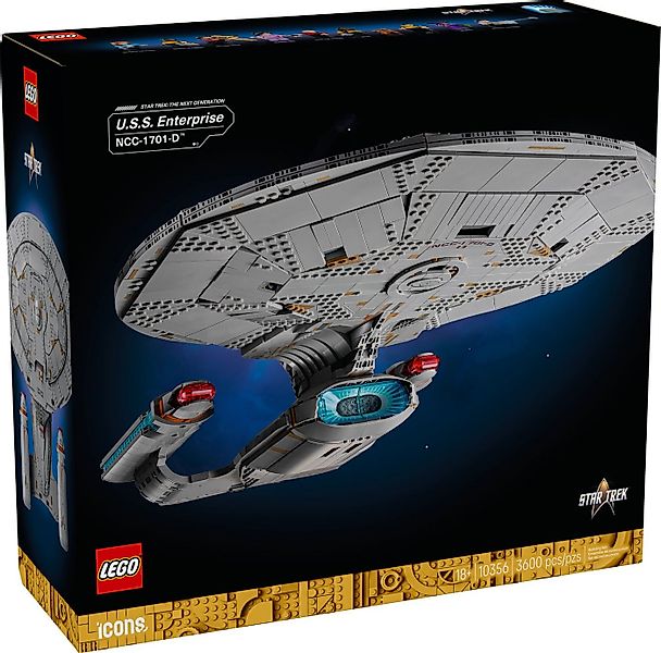 LEGO® Icons 10356 Star Trek: U.S.S. Enterprise NCC-1701-D™ Konstruktionsspi günstig online kaufen
