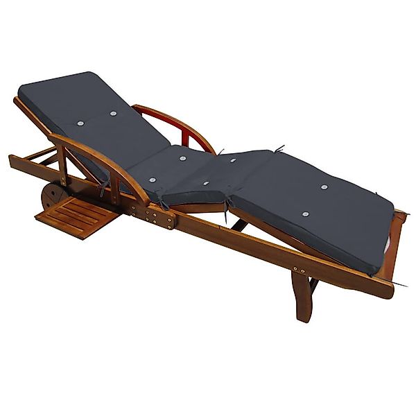 Auflage Sunlounger Anthrazit 195x55x5cm günstig online kaufen