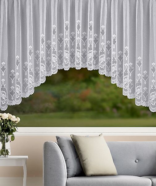 HOMING Gardine "Sophie" Kräuselband 1 Stk. tlg. Fertigschal günstig online kaufen