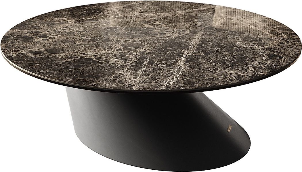 DELIFE Couchtisch Edge, Rund 90x90 cm günstig online kaufen