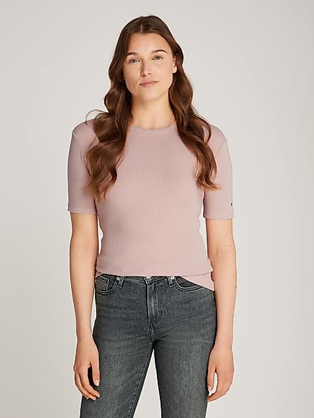Tommy Hilfiger Kurzarmshirt 5X2 RIB C-NK günstig online kaufen