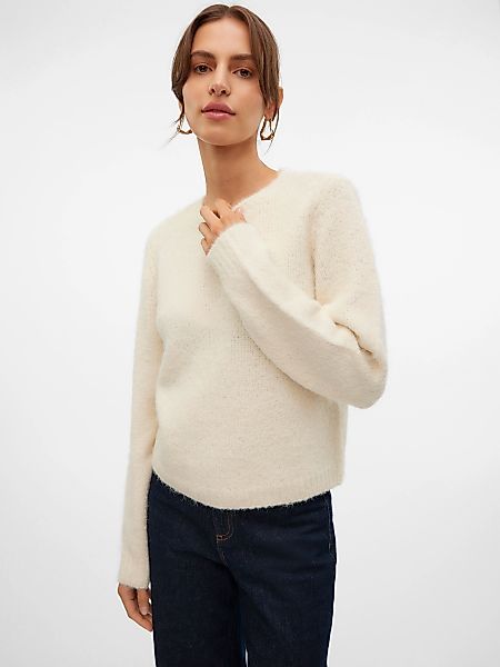 Vero Moda Strickpullover "VMNOVAH LS O-NECK PULLOVER GA NOOS" günstig online kaufen