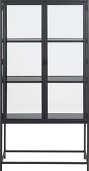 ACTONA GROUP Glasvitrine, mit Glastüren und Metallrahmen, 3 Einlegeböden, B günstig online kaufen