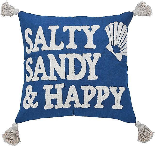 done. Dekokissen "CUSHION SEALIFE SALTY SANDY HAPPY" günstig online kaufen