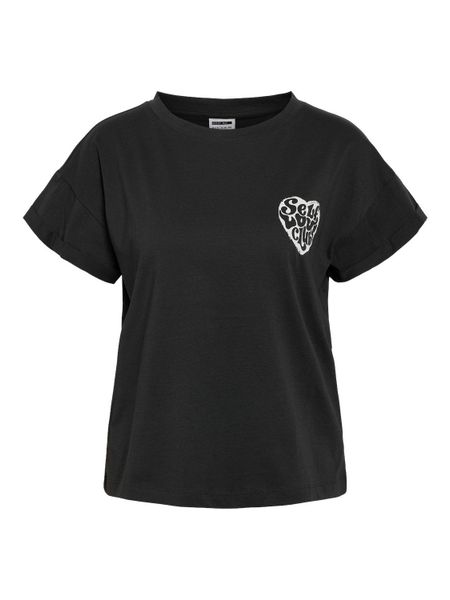 Noisy may T-Shirt Design mit Herz-Print günstig online kaufen