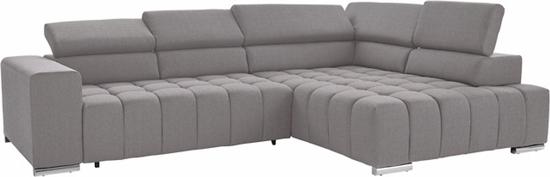 exxpo - sofa fashion Ecksofa »Elias, aktuelle Kreuzsteppung im Sitz, bequem günstig online kaufen