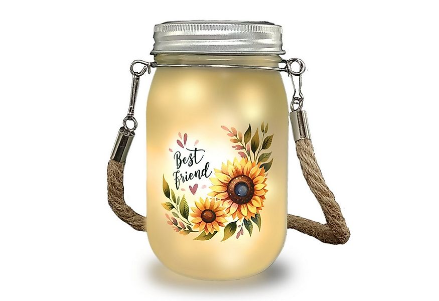 speecheese Dekolicht Beste Freundin Sonnenblume Solarlicht mit Spruch Best günstig online kaufen