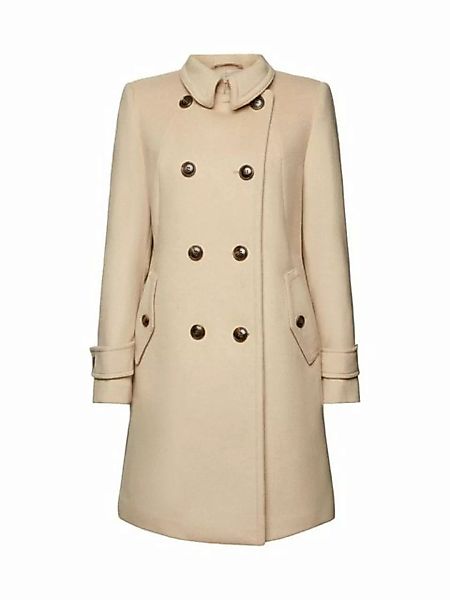 Esprit Collection Wintermantel Recycelt: Mantel mit Wolle günstig online kaufen