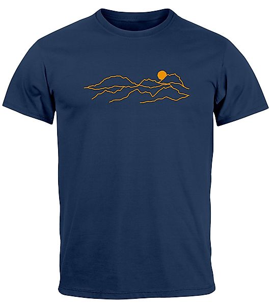 Neverless Print-Shirt Herren T-Shirt Fashion Printshirt günstig online kaufen