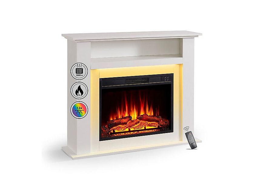 Balderia Elektrokamin Liora, Standkamin mit Ablagefach, 3D-Flammeneffekt, L günstig online kaufen