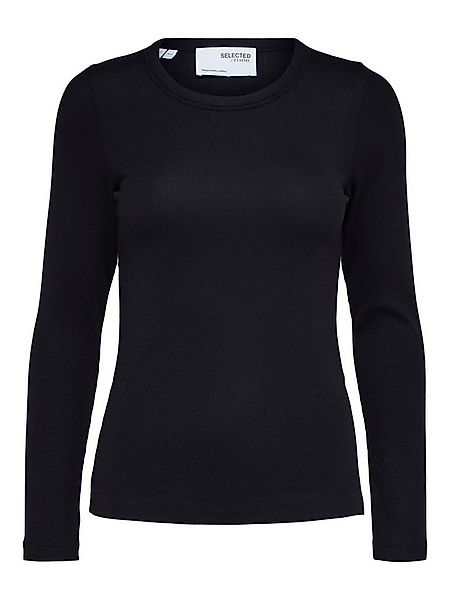Selected Langarmshirt Dianna (1-tlg) Plain/ohne Details günstig online kaufen