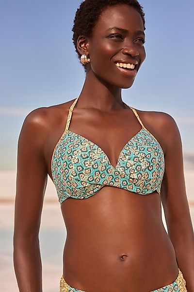 Next Bügel-Tankini-Top Wattiertes Bikini-Oberteil mit Bügeln günstig online kaufen