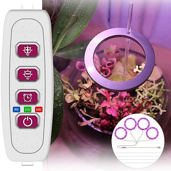 MUPOO Pflanzenlampe LED Pflanzenlampe, Timer Pflanzenlicht, günstig online kaufen