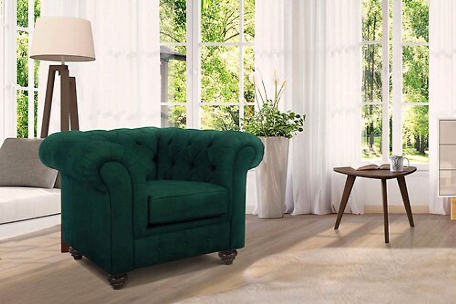 Home affaire Sessel Duc Chesterfield, hochwertige günstig online kaufen