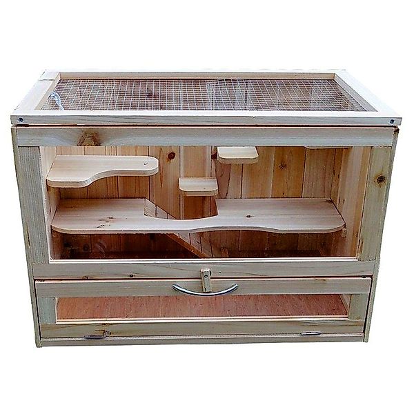 Mucola Kleintierkäfig Nagerkäfig Kleintierstall Mäusekäfig Holz günstig online kaufen
