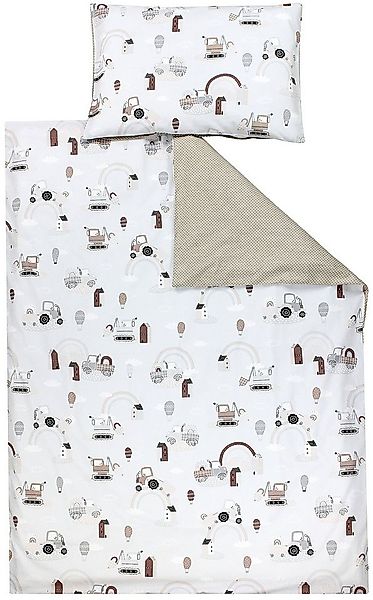 TupTam Kinderbettwäsche TupTam Kinder Bettwäsche Gemustert 2-Teilig Wendebe günstig online kaufen