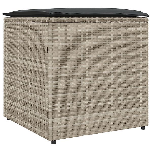 vidaXL Gartenbox Outdoor Speicherbox Hellgrau und günstig online kaufen