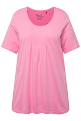 Ulla Popken T-Shirt T-Shirt Zierfalten A-Linie günstig online kaufen