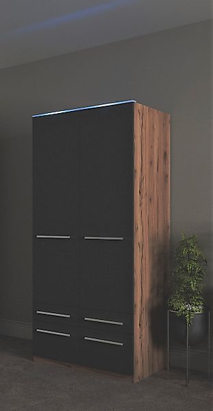 priess Kleiderschrank »Schrank Garderobe Wäscheschrank Barcelona in 5 Breit günstig online kaufen