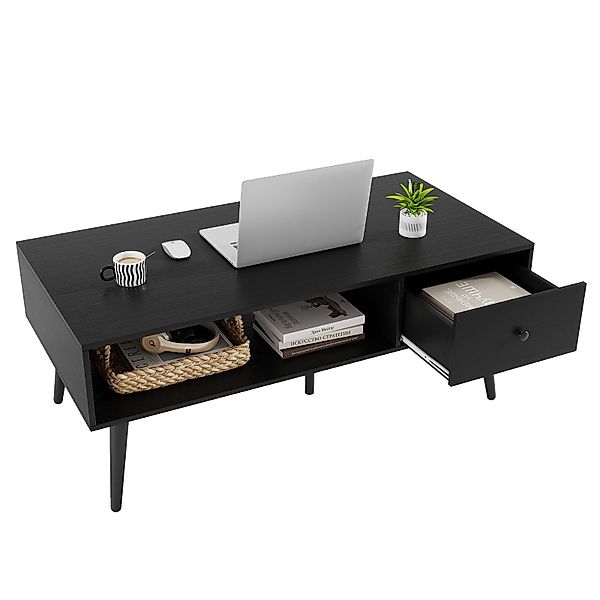 COSTWAY Couchtisch, mit Schublade, Stauraum, Sofatisch günstig online kaufen