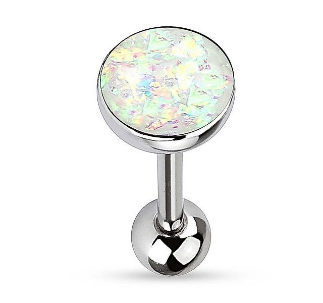 Taffstyle Piercing-Set Zungenpiercing Kugel Multi Opal Kristall Glitter, Pi günstig online kaufen