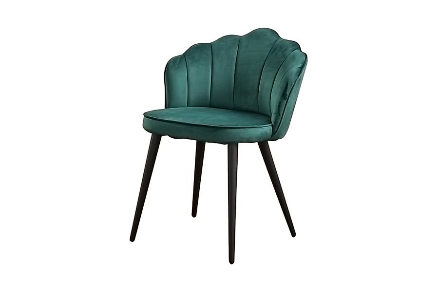 KAWOLA Esszimmerstuhl SALLY, Stuhl Velvet, Fuß schwarz oder gold, verschied günstig online kaufen