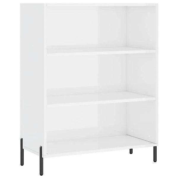 vidaXL Regalschrank Hochglanz-Weiß 69,5x32,5x90 cm Holzwerkstoff 828374 günstig online kaufen