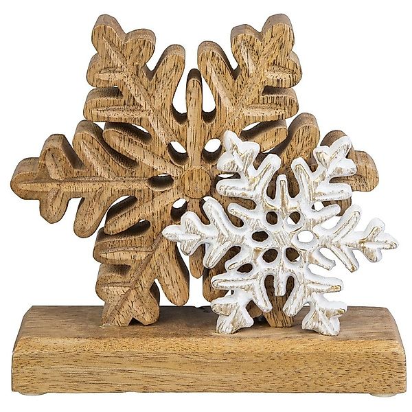 MICA Weihnachtsfigur Standdeko - Schneeflocken - günstig online kaufen