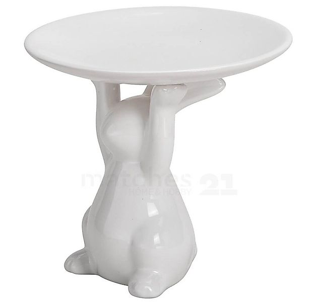 matches21 HOME & HOBBY Dekoschale Osterhase Servierteller Keramik Ø 15 cm ( günstig online kaufen