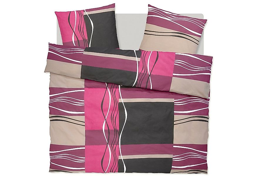 my home Bettwäsche Kelian, Linon, 3 teilig, in verschiedenen Qualitäten, ge günstig online kaufen