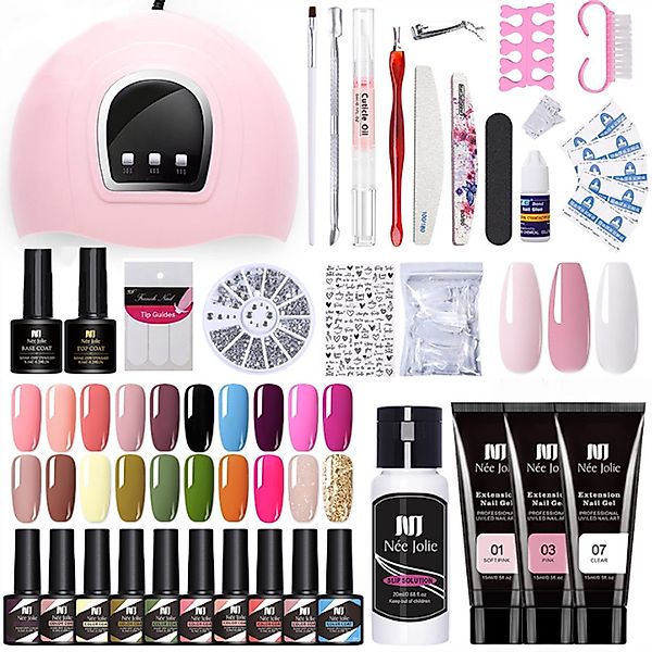 KINSI Maniküre-Kosmetik-Etui 48-teiliges Gel Nagel Set günstig online kaufen