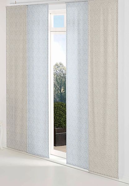 Wirth Schiebegardine "Telfort" Paneelwagen 1 Stk. tlg. günstig online kaufen