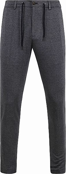 Suitable Pantalon Jersey Pied De Poule Navy - Größe 46 günstig online kaufen