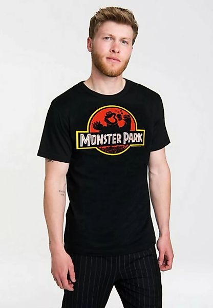 LOGOSHIRT T-Shirt Cookie Monster - Monster Park mit lizenziertem Print günstig online kaufen