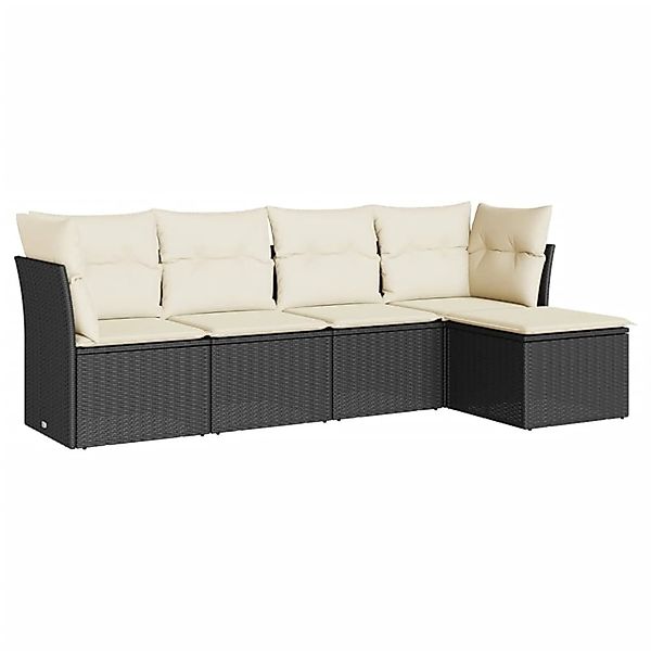 vidaXL Gartenlounge-Set 5-tlg. Garten-Sofagarnitur mit Kissen günstig online kaufen