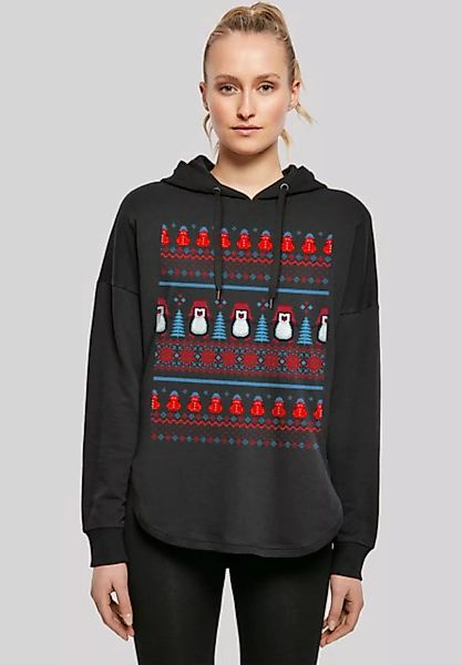 F4NT4STIC Kapuzenpullover Christmas Pinguin Muster Print günstig online kaufen