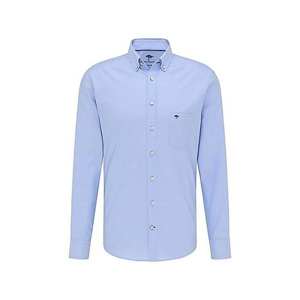 FYNCH-HATTON Langarmhemd Langarm Freizeithemd ’für Herren in blau’ (1-tlg) günstig online kaufen