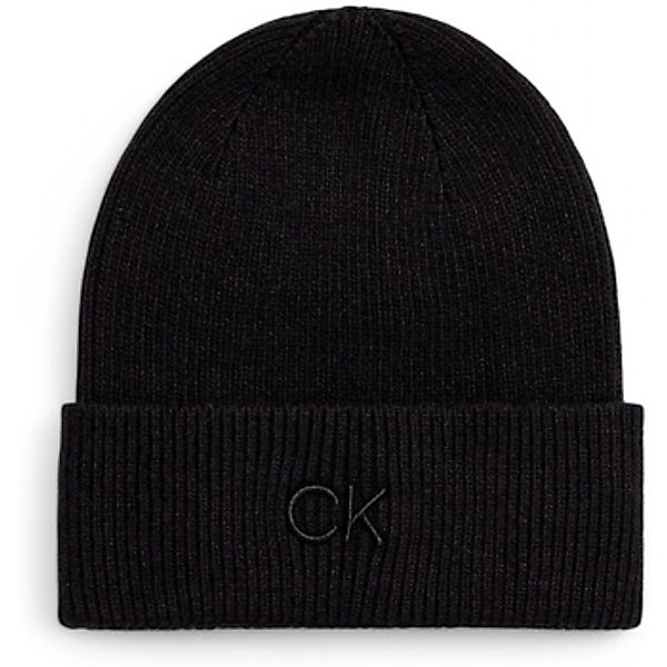 Calvin Klein Jeans  Mütze CK EMBROIDERY FINE RIB BEANIE K60K612590 günstig online kaufen