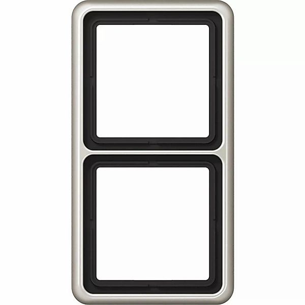 Jung Rahmen 2-fach pla waage/senkrecht CD 582 PT - CD582PT günstig online kaufen