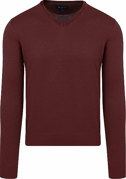 Suitable Respect Baumwolle Vinir Pullover Bordeaux - Größe XXL günstig online kaufen